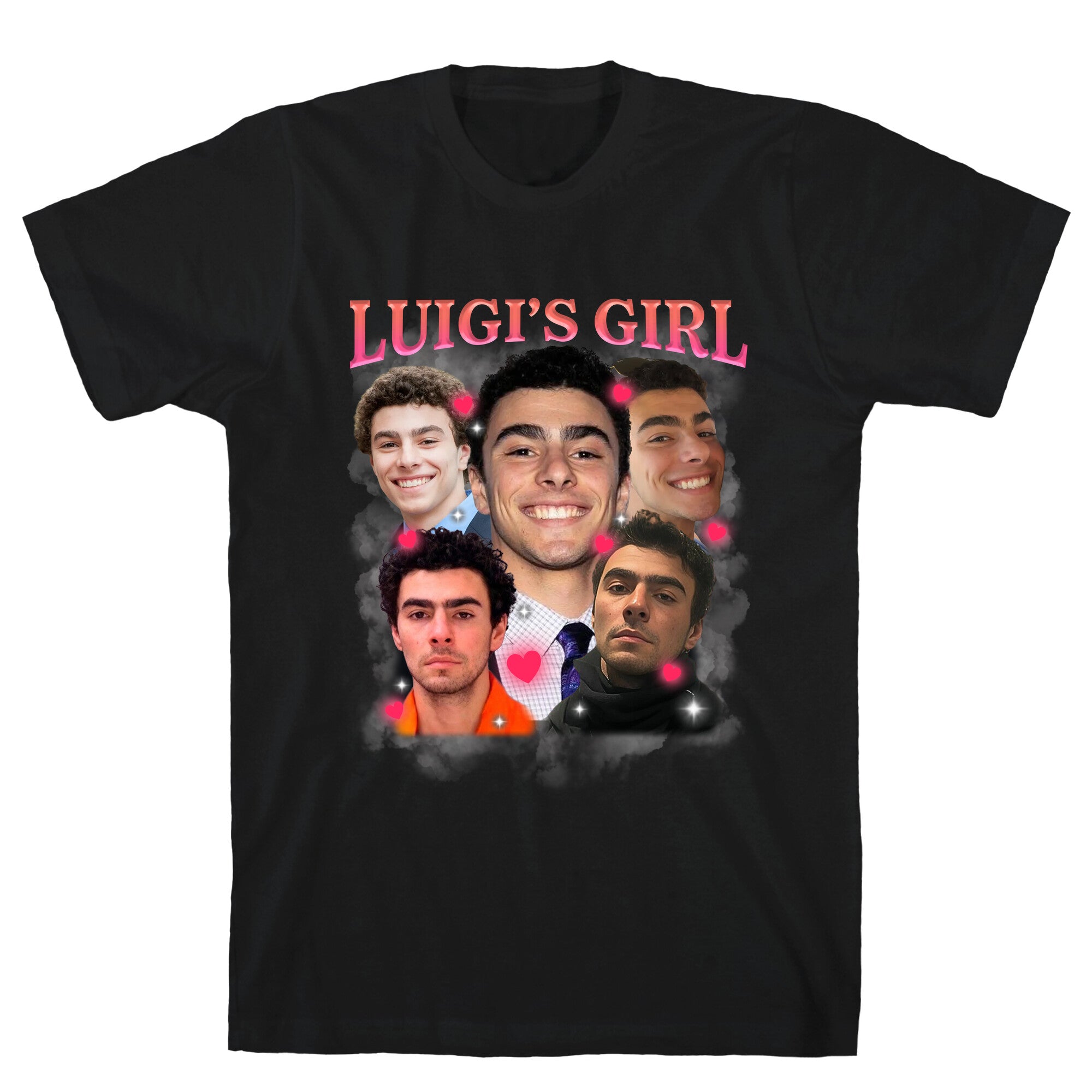 Luigis Girl Mangione Valentines Day T-Shirt